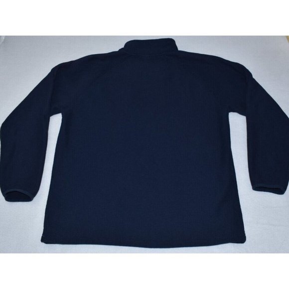 The North Face Men's Sweatshirt Size XL Blue Fleece 1/4 Zip Waffle Pullover - Picture 9 of 13